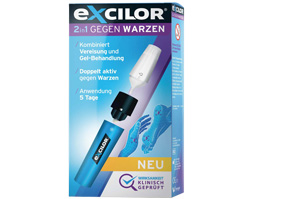 EXCILOR 2in1 tegen wratten combipakket, 1 p