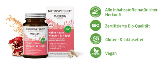 WELEDA Natuurlijke Wijsheid Mijn Haar Wimpers&Nagels Kps, 46 stuks
