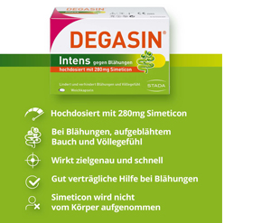 DEGASIN intensieve capsules van 280 mg, 32 stuks