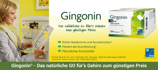 GINGONIN 120 mg harde capsules, 60 stuks