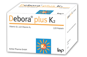 DEBORA plus K2-capsules, 120 stuks