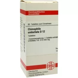 CHIMAPHILA UMBELLATA D 12 tabletten, 80 stuks