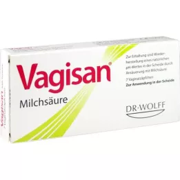 VAGISAN Melkzuur-vaginale zetpillen, 7 stuks