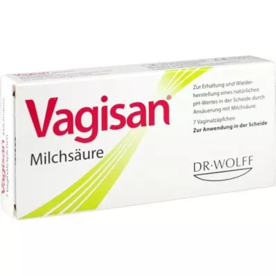 VAGISAN Melkzuur-vaginale zetpillen, 7 stuks