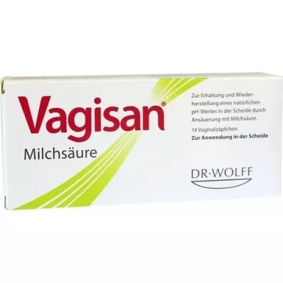 VAGISAN Melkzuur-vaginale zetpillen, 14 stuks VAGISAN Melkzuur-vaginale zetpillen, 14 stuks