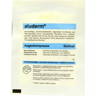 ALUDERM Oogkompressen DuOcul steriel, 1 st