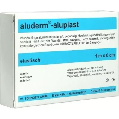ALUDERM aluplast Wundverb.Pfl.6 cmx1 m elastiek, 1 stuk ALUDERM aluplast Wundverb.Pfl.6 cmx1 m elastiek, 1 stuk