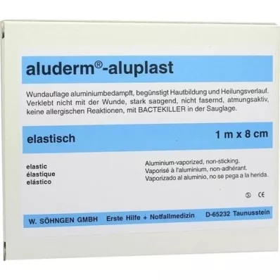 ALUDERM aluplast Wundverb.Pfl.8 cmx1 m elastiek, 1 stuk ALUDERM aluplast Wundverb.Pfl.8 cmx1 m elastiek, 1 stuk