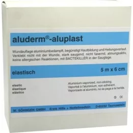 ALUDERM aluplast Wundverb.Pfl.6 cmx5 m elastiek, 1 stuk