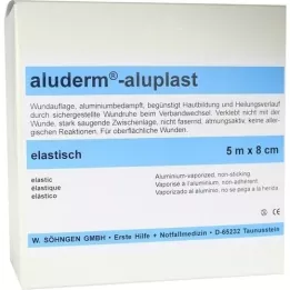 ALUDERM aluplast Wundverb.Pfl.8 cmx5 m elastiek, 1 stuk