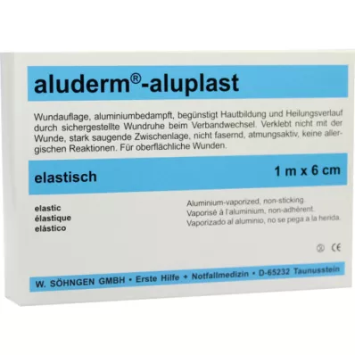 ALUDERM aluplast Wundverb.Pfl.6 cmx1 m stabiel, 1 stuk ALUDERM aluplast Wundverb.Pfl.6 cmx1 m stabiel, 1 stuk