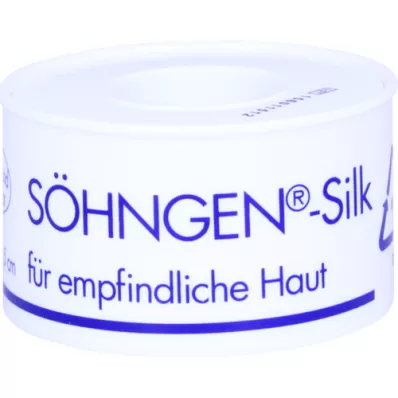 SÖHNGEN SILK 2,50 cmx5 m hechtpleister, 1 stuk