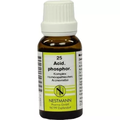 ACIDUM PHOSPHORICUM KOMPLEX Nr.25 Verdunning, 20 ml