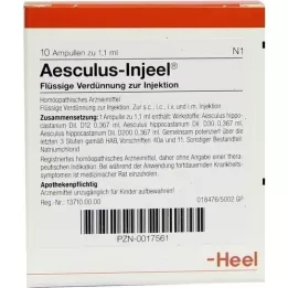 AESCULUS INJEEL Ampullen, 10 stuks