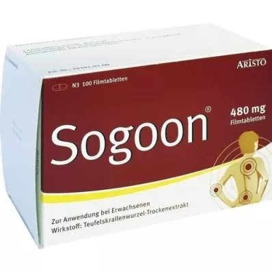 SOGOON 480 mg filmomhulde tabletten, 100 stuks SOGOON 480 mg filmomhulde tabletten, 100 stuks