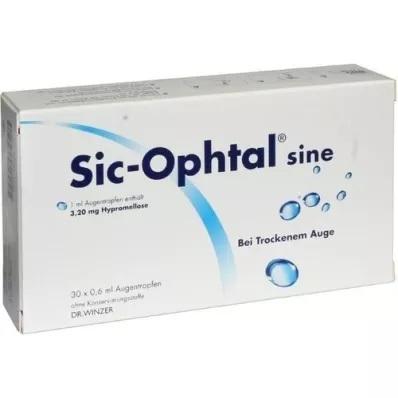 SIC OPHTAL uw gezichtsvermogen Oogdruppels, 30X0,6 ml
