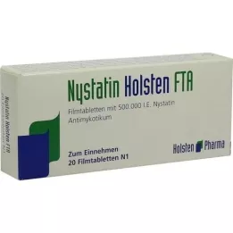NYSTATIN Holsten filmomhulde tabletten, 20 stuks