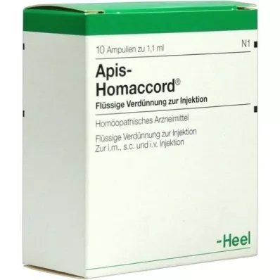 APIS HOMACCORD Ampullen, 10 stuks