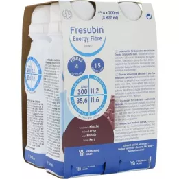 FRESUBIN ENERGY Vezel DRINK Kersen drinkfles, 4X200 ml