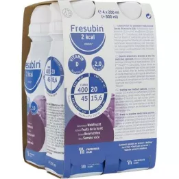 FRESUBIN 2 kcal DRINK Bosvruchten drinkfles, 4X200 ml