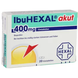 IBUHEXAL acuut 400 filmomhulde tabletten, 20 stuks