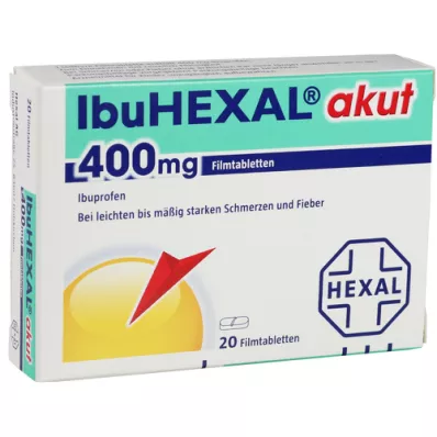IBUHEXAL acuut 400 filmomhulde tabletten, 20 stuks
