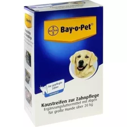 BAY O PET Tandkauwstrips voor grote honden, 140 g