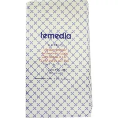 VLIESKOMPRESSEN niet-steriel 10x20 cm 4-voudig, 100 st VLIESKOMPRESSEN niet-steriel 10x20 cm 4-voudig, 100 st