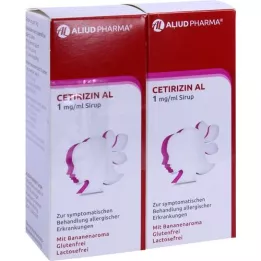 CETIRIZIN AL 1 mg/ml siroop, 2X75 ml