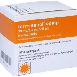 FERRO SANOL comp.Hartkaps.m.msr.überz.Pellets, 100 stuks