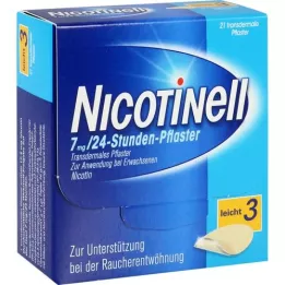 NICOTINELL 7 mg/24-uurs pleister 17,5 mg, 21 stuks