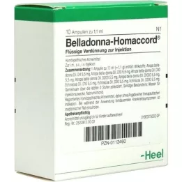BELLADONNA HOMACCORD Ampullen, 10 stuks