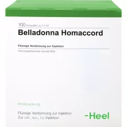 BELLADONNA HOMACCORD Ampullen, 100 stuks