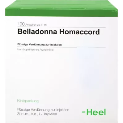 BELLADONNA HOMACCORD Ampullen, 100 stuks