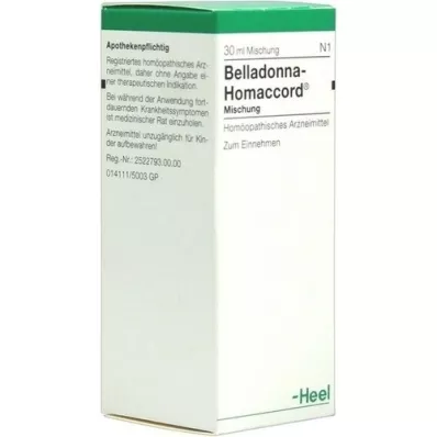 BELLADONNA HOMACCORD Druppels, 30 ml BELLADONNA HOMACCORD Druppels, 30 ml