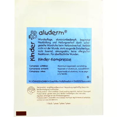 ALUDERM Kinderkompressen 6x6 cm, 1 stuk ALUDERM Kinderkompressen 6x6 cm, 1 stuk