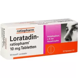 LORATADIN-ratiopharm 10 mg tabletten, 20 stuks