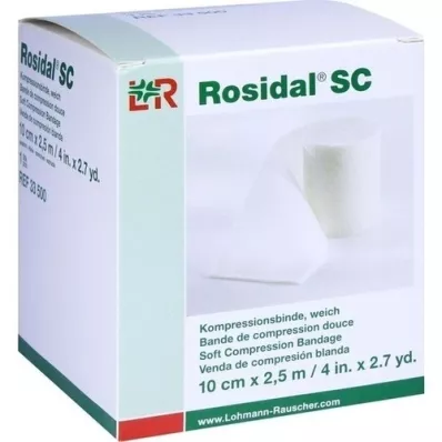 ROSIDAL SC Compressiezwachtel zacht 10 cmx2,5 m, 1 stuk ROSIDAL SC Compressiezwachtel zacht 10 cmx2,5 m, 1 stuk