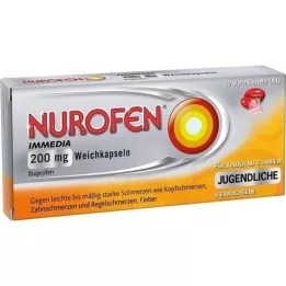 NUROFEN Immedia 200 mg zachte capsules, 10 stuks