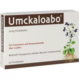 UMCKALOABO 20 mg filmomhulde tabletten, 15 stuks