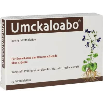 UMCKALOABO 20 mg filmomhulde tabletten, 15 stuks