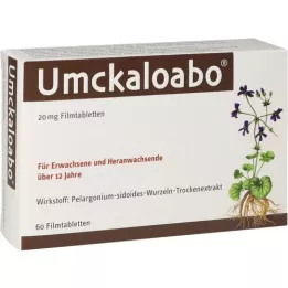 UMCKALOABO 20 mg filmomhulde tabletten, 60 stuks
