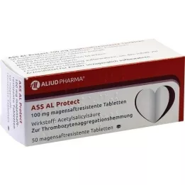 ASS AL Protect 100 mg maagsaptabletten, 50 stuks