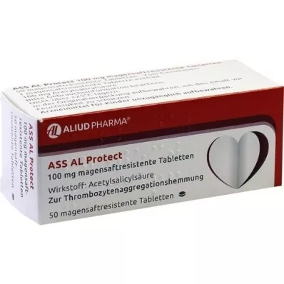 ASS AL Protect 100 mg maagsaptabletten, 50 stuks