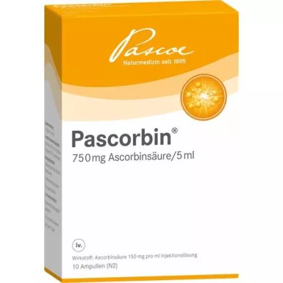 PASCORBIN Oplossing voor injectieampullen, 10X5 ml