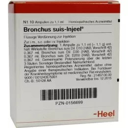 BRONCHUS suis Injeel ampullen, 10 stuks