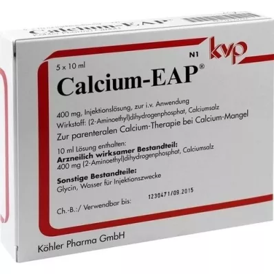 CALCIUM EAP Ampullen, 5X10 ml CALCIUM EAP Ampullen, 5X10 ml