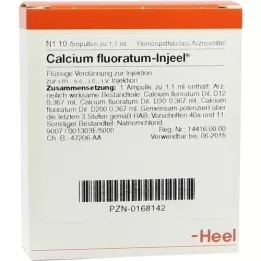CALCIUM FLUORATUM INJEEL Ampullen, 10 stuks