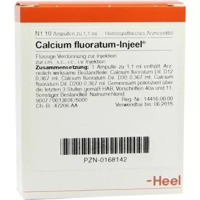 CALCIUM FLUORATUM INJEEL Ampullen, 10 stuks