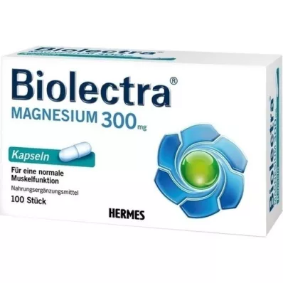 BIOLECTRA Magnesium 300 mg capsules, 100 stuks BIOLECTRA Magnesium 300 mg capsules, 100 stuks